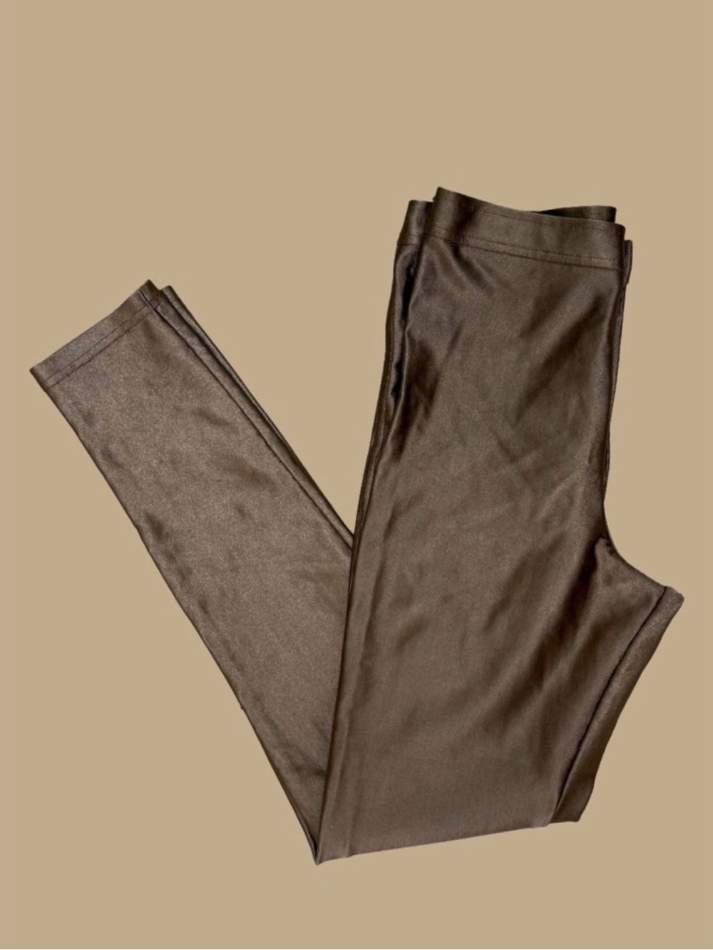 *Damaged* Y2K  American Apparel High Rise Gold Disco Pants - Picture 11 of 15